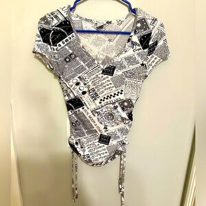 Newspaper Print Top